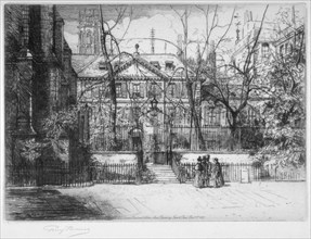 View of Master's House at Inner and Middle Temple, City of London, 1897. Artist: Percy Thomas