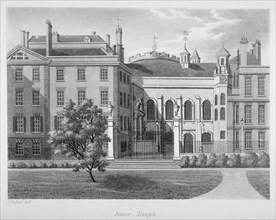 View of Inner Temple, City of London, 1800. Artist: Anon