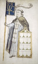 Thomas Pomeroy, Prior of Holy Trinity, in aldermanic robes, c1450. Artist: Roger Leigh