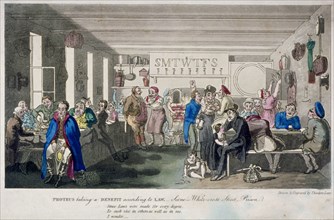 Proteus taking a benefit according to law', 1825. Artist: Theodore Lane