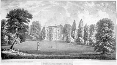 View of Chelsea Manor House, London, c1840. Artist: Anon