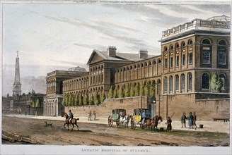 St Luke's Hospital, Old Street, Finsbury, London, 1815. Artist: William Angus