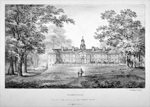 Morden College, St German's Place, Greenwich, London, c1820. Artist: Anon