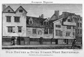Duke Street, West Smithfield, City of London, 1797. Artist: Barrett