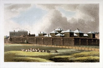 Cold Bath Fields Prison, Finsbury, London, 1814. Artist: Anon