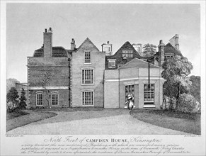 View of Campden House, Kensington, London, c1820. Artist: Robert Banks