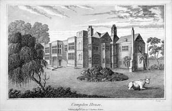 Campden House, Kensington, London, 1820. Artist: J Scott