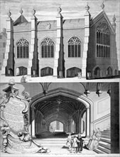 Lincoln's Inn Chapel, Holborn, London, 1751. Artist: George Vertue