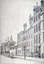 John Philip Kemble's residence in Great Russell Street, Bloomsbury, London, c1820. Artist: Anon