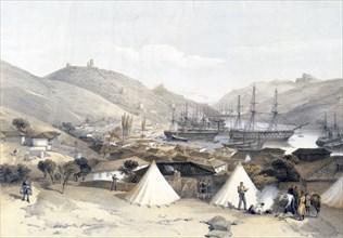 Balaklava Looking Towards the Sea', 1855. Artist: W Walton
