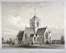 View of the Church of Our Blessed Lady and Saint Joseph, Poplar, London, c1860. Artist: Anon