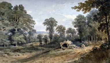 View of Bayswater Hill, London, 1803. Artist: William Crotch