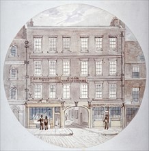 22 and 23 Farringdon Street, City of London, c1855. Artist: James Findlay