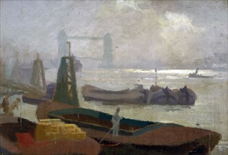 'Near Brewers' Quay', c1930. Artist: Samuel Harry Hancock