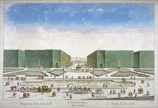 Vauxhall Gardens, Lambeth, London, c1750. Artist: Anon