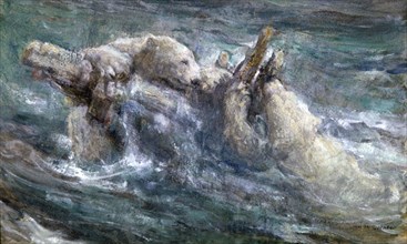 Wreckage', c1867-1910. Artist: John MacAllan Swan