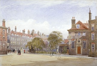 View of New Inn, Wych Street, Westminster, London, 1882. Artist: John Crowther