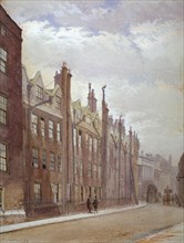 Old Buildings, Lincoln's Inn, London, 1879. Artist: John Crowther