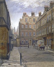 Gough Square, London, 1881. Artist: John Crowther