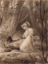 Scene from George Crabbe's Tales of the hall, 19th century. Artist: Henry Corbould