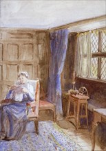 'Woman Reading a Letter', c1864-1930. Artist: Anna Lea Merritt