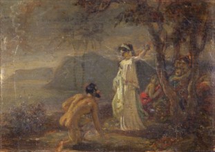 'Ulysses and Nausicaa', c1772-1845. Artist: Robert Smirke