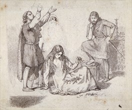 'A Medieval Scene', 19th century. Artist: Fred Walker