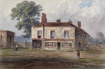 View of the Castle Tavern, Kentish Town, London, c1850. Artist: Anon