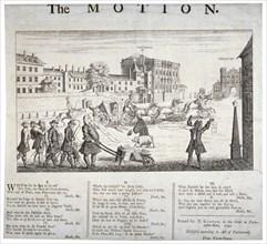 The Motion', 1741. Artist: Anon