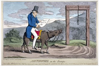 'Ahithophel in the dumps', 1830. Artist: Henry Heath
