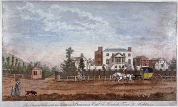 Gregory Bateman's Villa, Green Street, Kentish Town, London, 1792. Artist: Anon