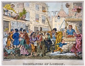 Grievances of London', 1812. Artist: George Cruikshank