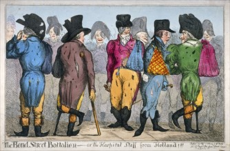 The Bond Street battalion - or hospital staff from Holland!!!', 1799. Creator: Anon.