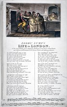 Looby Lump's life in London, a new song...', 1822. Artist: George Cruikshank