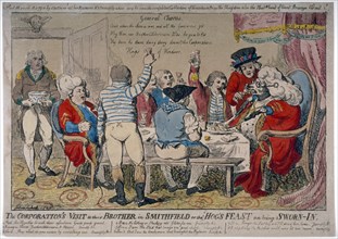 Corporation of Windsor, 1790. Artist: Isaac Cruikshank