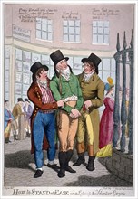'How to stand at ease, or a lesson for the Volunteer Gazers', 1804. Artist: Anon