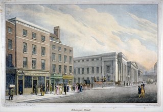 Aldersgate Street, City of London, c1830. Artist: Nathaniel Whittock
