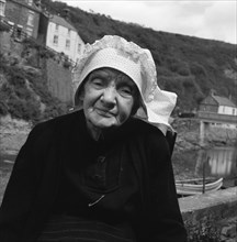 Mrs Verrill, Staithes, North Yorkshire, 1956