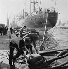 Dockers at the London Docks, July 1965