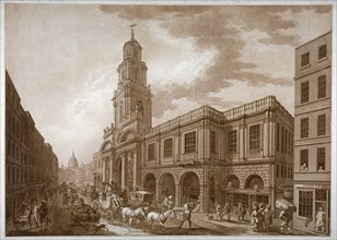 The Royal Exchange, City of London, 1788. Artist: Francesco Bartolozzi