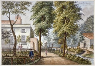 View of the Flora Tea Gardens, Bayswater, London, c1840. Artist: Anon