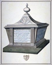 Monument to Mary Barton in the Church of St Mary, Paddington, London, c1800. Artist: Anon
