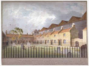 View of buildings in Park Street, Southwark, London, 1808. Artist: George Smith