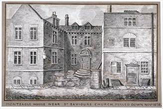 Montague House, Montague Close, Southwark, London, 1808. Artist: Anon