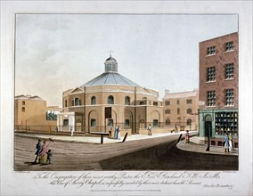 Surrey Chapel, Blackfriars Road, Southwark, London, 1816. Artist: C Rosenberg