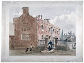 Van Dun Almshouses, Caxton Street, London, 1852. Artist: James Findlay