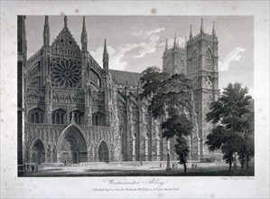 Westminster Abbey, London, 1804. Artist: Samuel Rawle