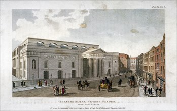 The new Covent Garden Theatre, Bow Street, Westminster, London, 1809. Artist: Anon