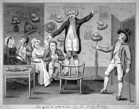 Mr Anderson (of Bride Lane, City) the barber parson', 1780. Artist: Anon