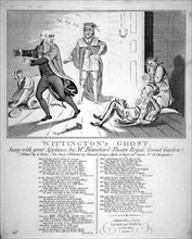 'Wittington's Ghost', 1807. Artist: Anon
